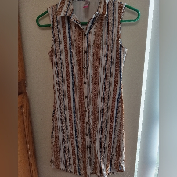 No Boundaries Dresses & Skirts - No boundaries button down dress size 7-9